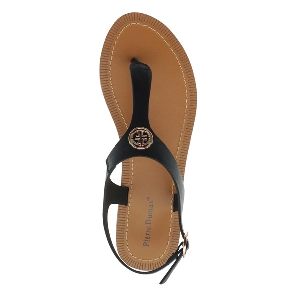 Pierre Dumas Women's Colored Flat Sandals - Picture 5 of 5
